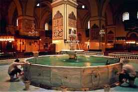 interior of Ulu Mosque in Bursa