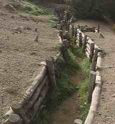 Turkish army trenches in Gallipoli