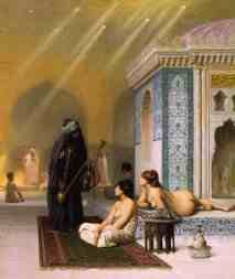 Harem women and Black Eunuch