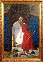 Tortoise Trainer painted by Osman Hamdi Bey