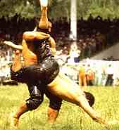 Oil wrestling in Edirne Kirkpinar