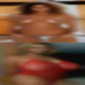Nude women serious