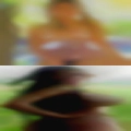 Couple looking adult woman