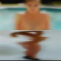 Senior swinging wife
