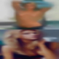 Couple looking adult woman